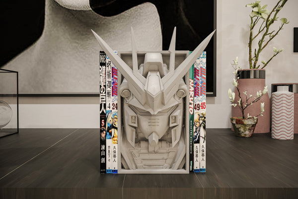 Gundam Manga Nook 3D Printed Mecha Book Nook Shelf Insert Anime Gift B6 A5