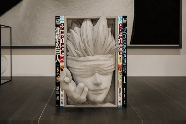 Satoru Gojo Inspired Manga Nook - Jujutsu Kaisen Unpainted 3D Printed