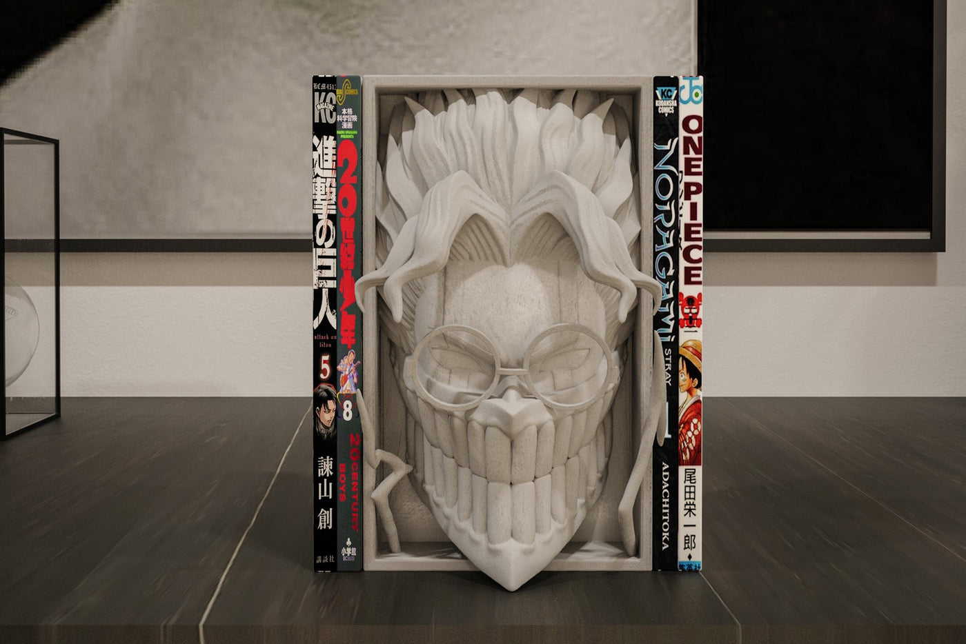 Okarun Inspired Manga Nook - Dandadan Unpainted 3D Printed Shelf Insert