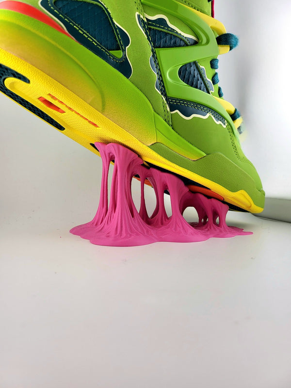 Bubble Gum Sneaker Stand - Pink Slime Shoe Display Holder for Jordan Nike Vans