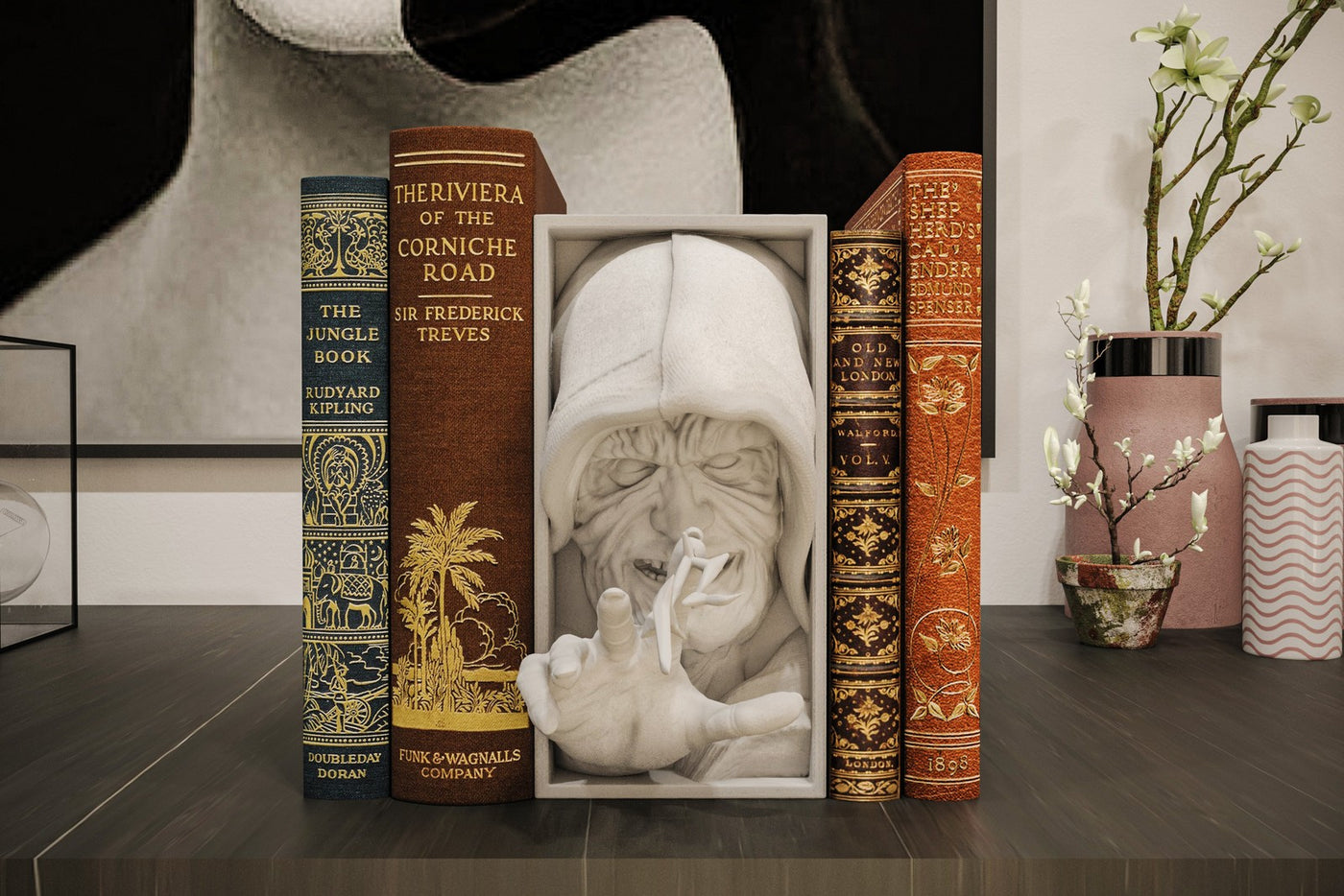 Emperor Palpatine - Sith Lord Inspired Book Nook & Wall Mount Unpainted