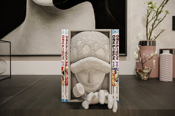 Trafalgar D. Law Inspired Manga Nook - One Piece 3D Printed Shelf Insert