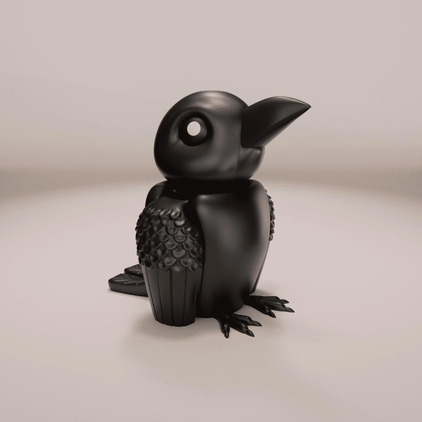Articulated Raven Keychain - Gothic Fidget Toy & Spooky Decor