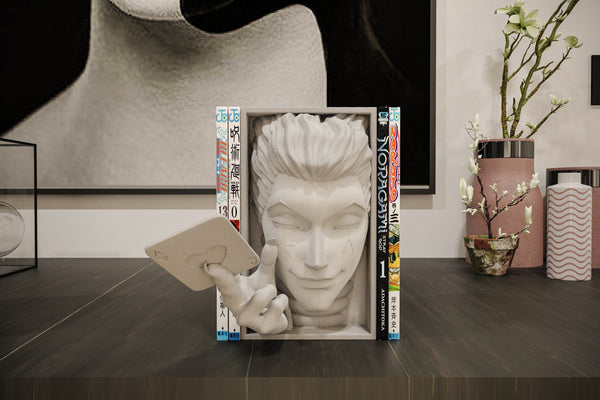 Hisoka Manga Nook 3D Printed Hunter x Hunter Bookshelf Insert Anime Bookend