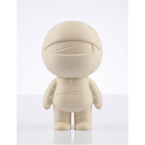 Anonymummy Chibi Mummy Figure - Faceless 3D Printed Halloween Desk Decor