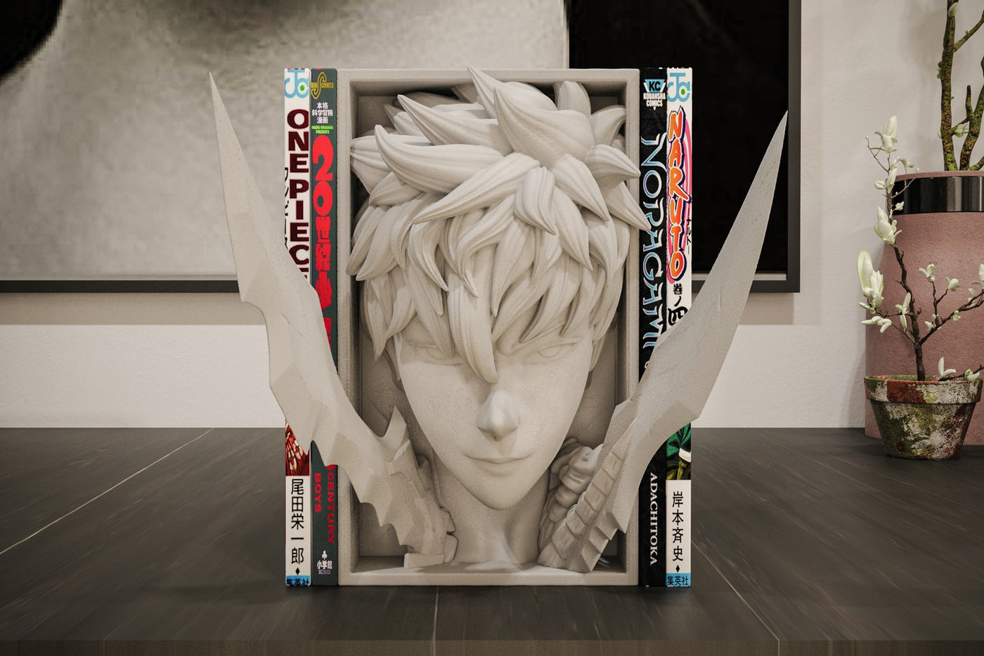 Sung Jin-Woo Inspired Manga Nook - Solo Leveling Unpainted 3D Printed