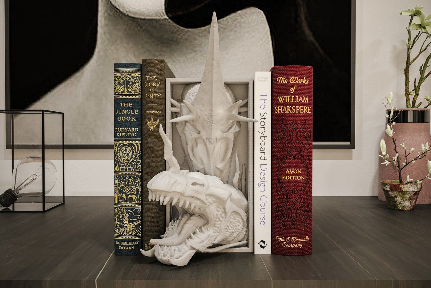 Witch King of Angmar - Lord of the Rings Inspired Book Nook & Wall Mount
