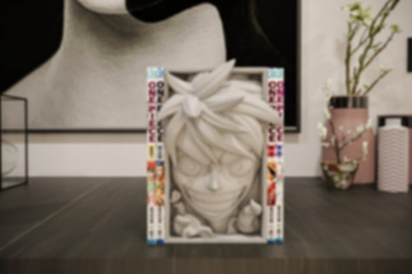 Monkey D. Luffy Inspired Manga Nook - One Piece 3D Printed Shelf Insert
