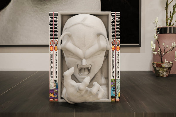 Piccolo Inspired Manga Nook - Dragon Ball Z Unpainted 3D Printed Shelf Insert