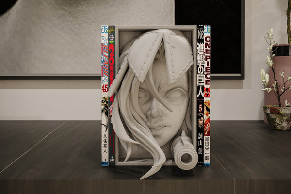 Jinx Inspired Manga Nook - Arcane Unpainted 3D Printed Shelf Insert