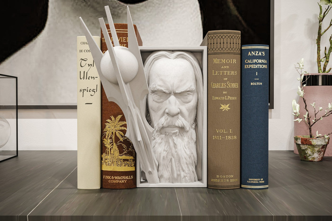 Saruman the White - Wizard Tower Inspired Book Nook & Wall Mount Unpainted