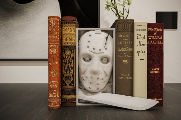 Jason Voorhees Friday the 13th Inspired Book Nook Wall Mount 3D Printed Gift