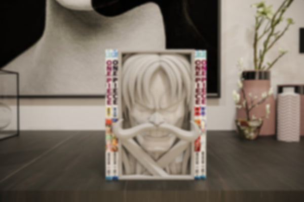 Gol D. Roger Inspired Manga Nook - One Piece Unpainted 3D Printed Shelf Insert