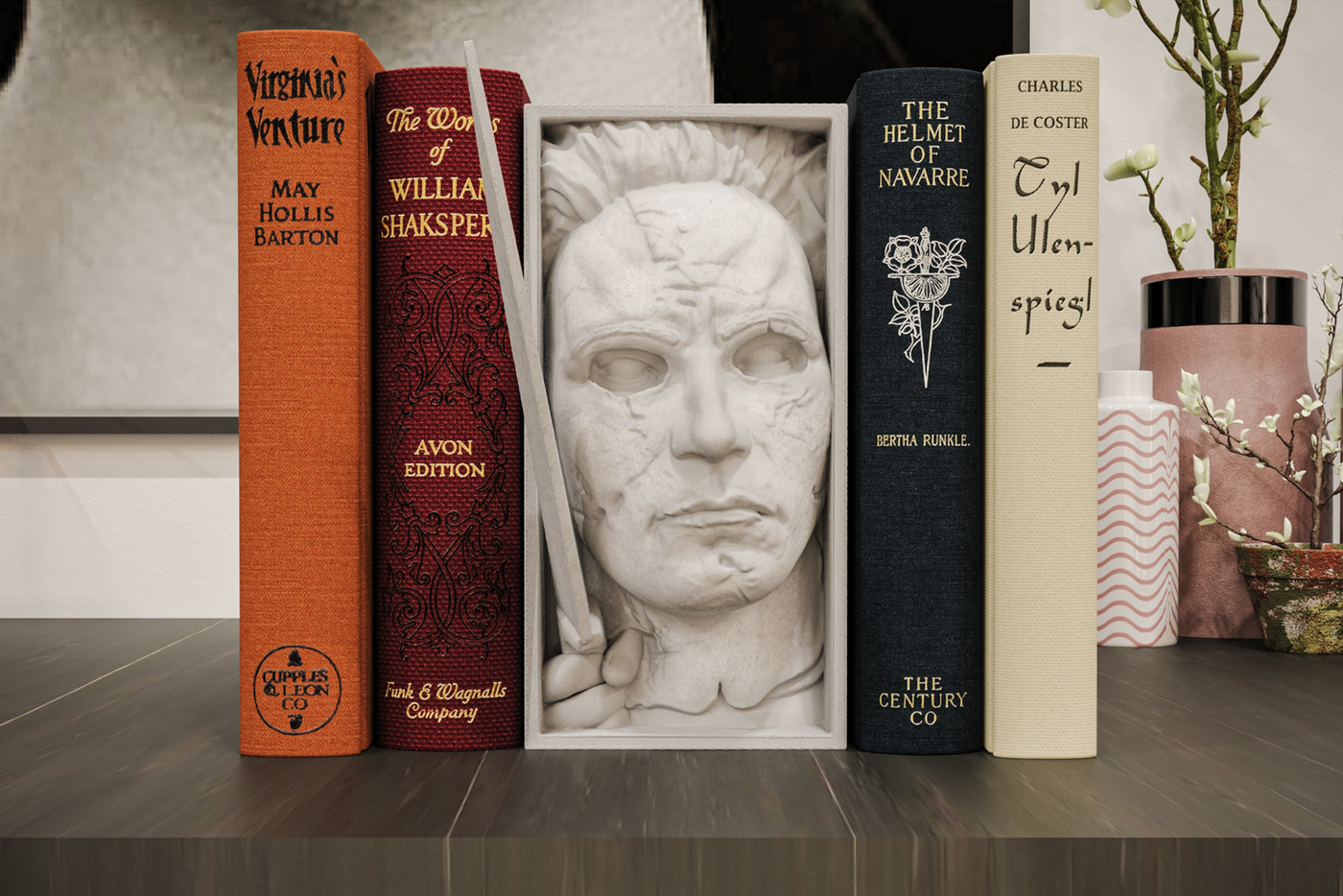 Michael Myers Book Nook - 3D Printed Horror Diorama Shelf Insert Wall Art