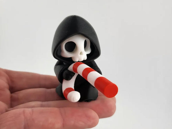 Grim Reaper Sugar Gun Christmas Figurine