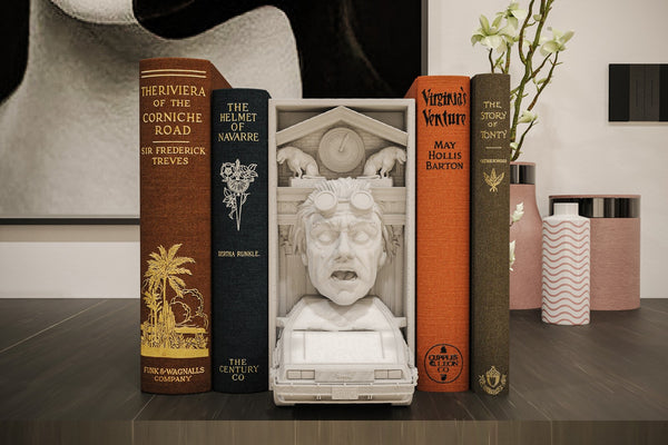 Back to the Future Inspired Book Nook / Wall Mount - 3D Printed Unpainted