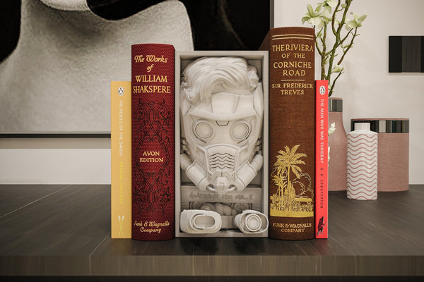 Starlord Book Nook and Wall Mount 3D Printed Guardians Bookshelf Insert Decor