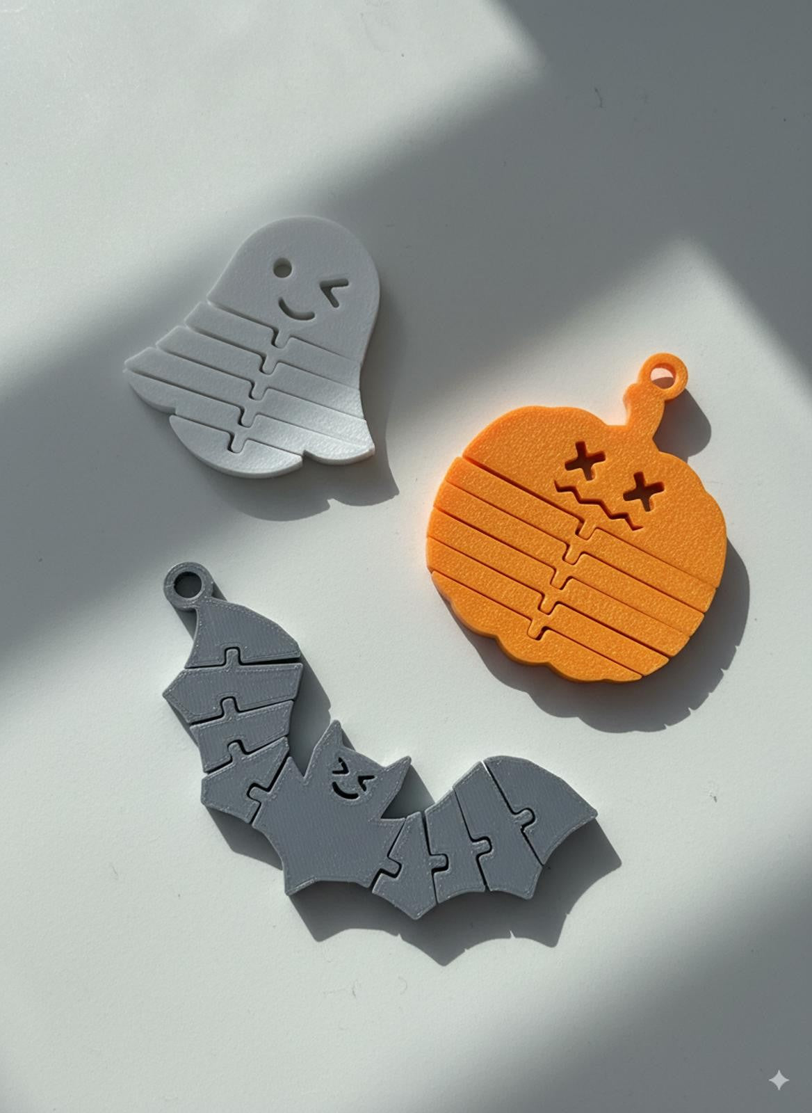 SpookyFlex Trio | Halloween Flexi Keychains Bundle - 3 in 1
