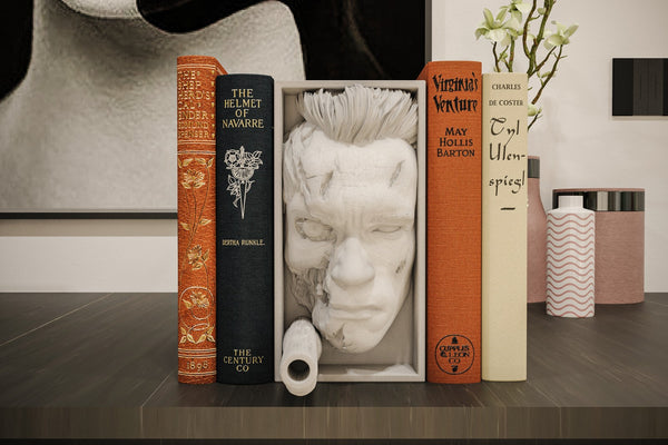 Terminator Book Nook 3D Printed T-800 Bookend Wall Mount Shelf Decor Gift