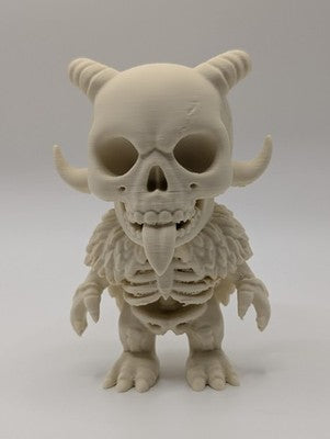 Skeleton Krampus Chibi Figure