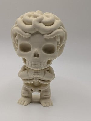 Skeleton Medusa Chibi Figure
