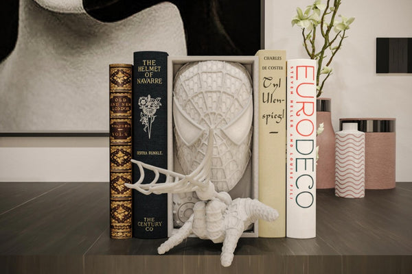 Spider-Man Inspired Book Nook/Wall Mount - Web-Slinger 3D Printed Shelf Decor