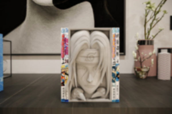 Itachi Uchiha Inspired Manga Nook - Naruto Unpainted 3D Printed Shelf Insert