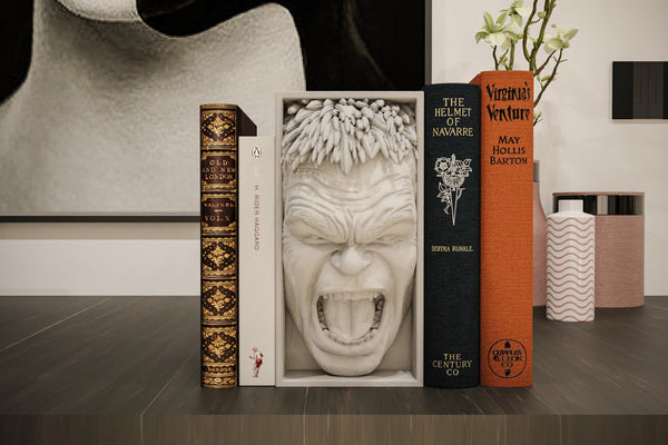 Hulk - Marvel Smash Rage Inspired Book Nook & Wall Mount Unpainted