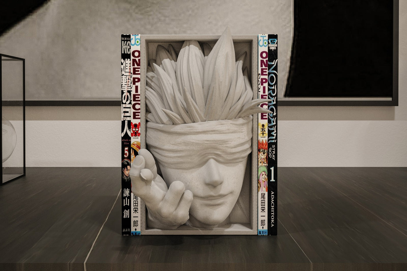 Satoru Gojo Inspired Manga Nook - Jujutsu Kaisen Unpainted 3D Printed