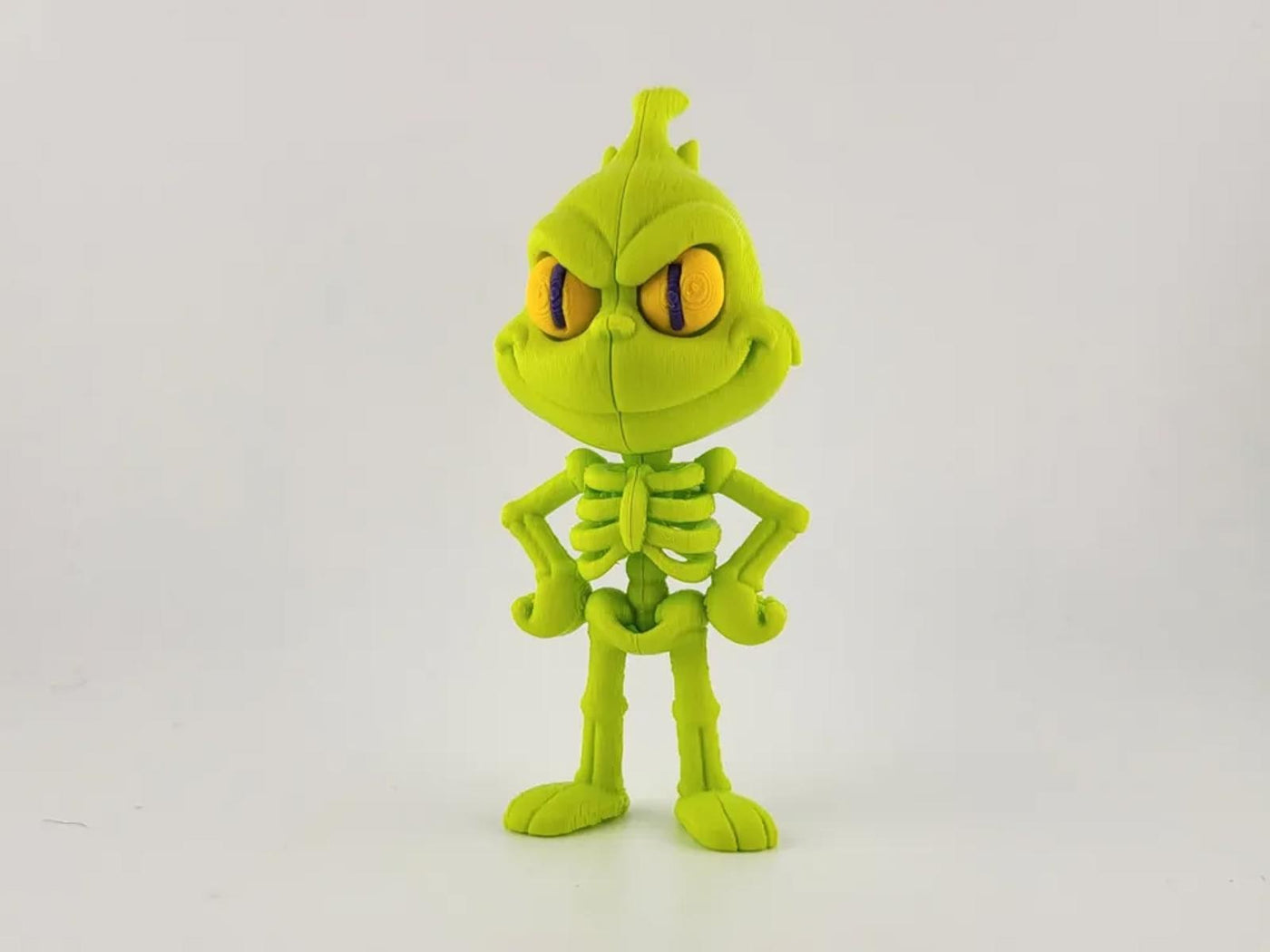 Mean Grinchy Christmas Monster - Funny Anti-Christmas Decor