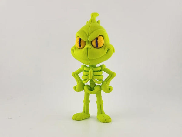 Mean Grinchy Christmas Monster - Funny Anti-Christmas Decor
