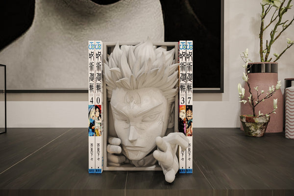 Ryomen Sukuna Inspired Manga Nook - Jujutsu Kaisen Unpainted 3D Printed