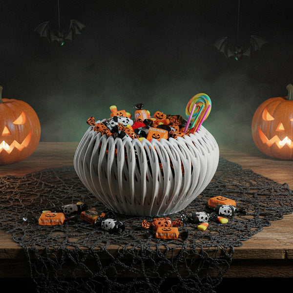 Woven Bone Structure Candy Dish - Halloween Bowl