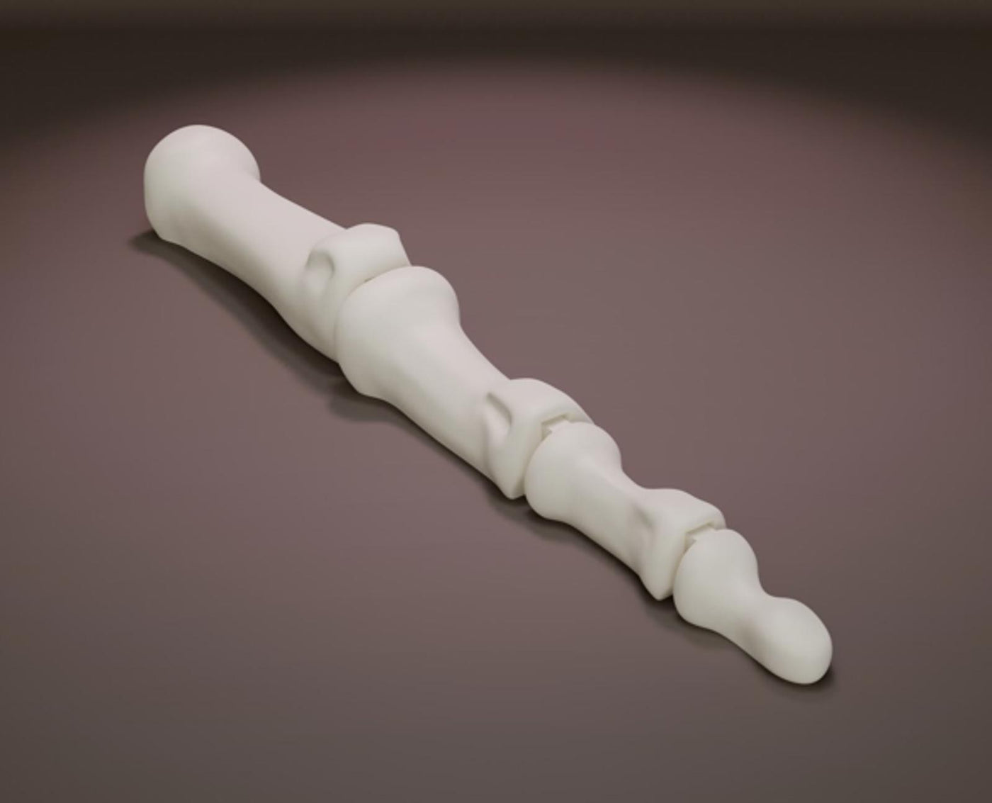 Bone Finger - Articulated Skeleton Finger Keychain Toy