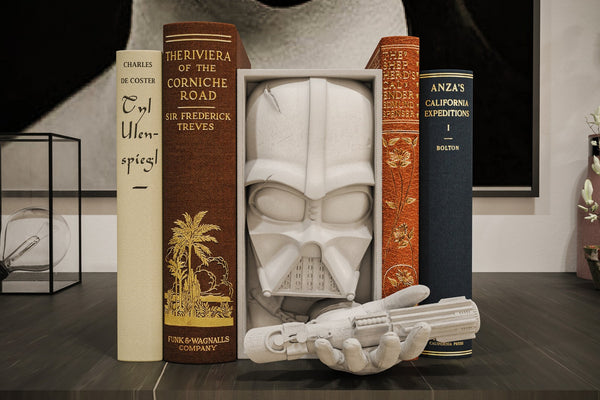 Darth Vader Inspired Book Nook / Wall Mount - Star Wars 3D Printed Unpainted
