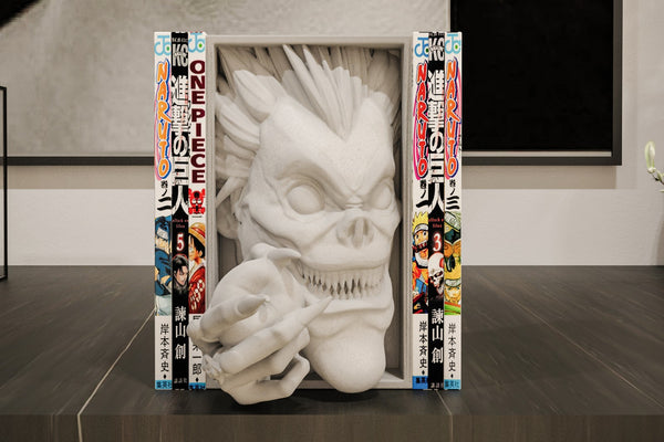 Ryuk Inspired Manga Nook - Death Note 3D Printed Shelf Insert Unpainted
