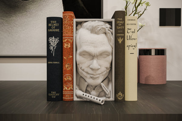 Joker Heath Ledger - DC Comics Inspired Book Nook & Wall Mount Unpainted