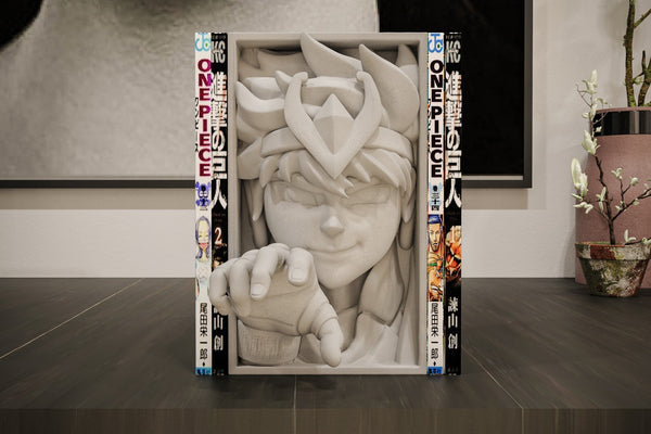 Pegasus Seiya Inspired Manga Nook - Saint Seiya Unpainted 3D Printed