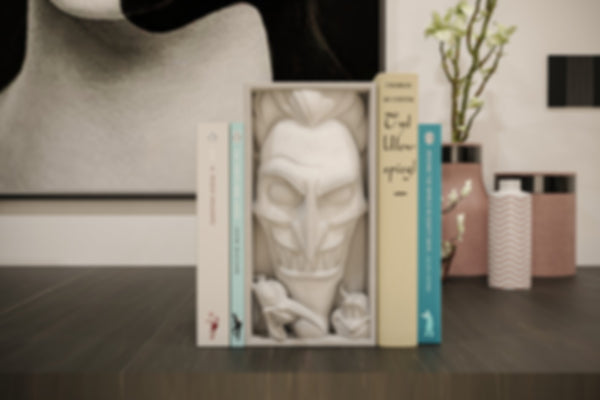 Hades Underworld Book Nook & Wall Mount - Greek God Decor Unpainted