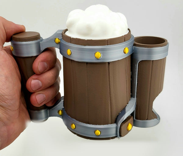 Tavern Mug Dice Tower Drink Can Holder Dice Vault 3D Printed DnD Pathfinder RPG