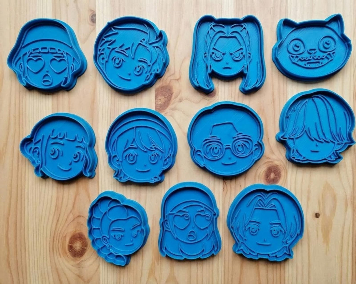 KPop Demon Hunter Inspired Cookie Cutters Stamps
