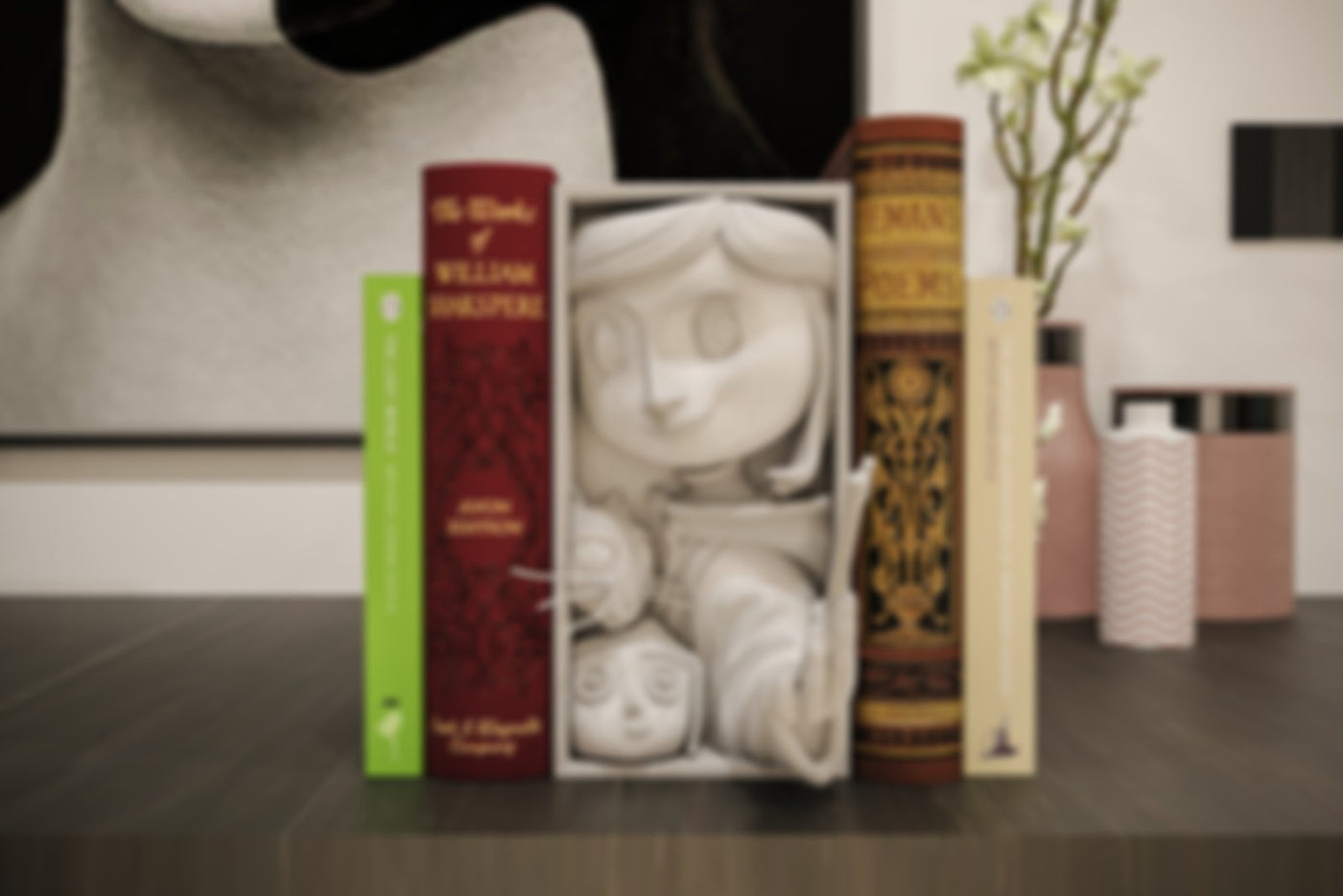 Coraline Inspired - Other Mother's Gateway Book Nook & Wall Mount Unpainted