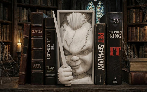 Chucky Inspired Book Nook & Wall Mount - Child's Play Horror Decor Unpainted