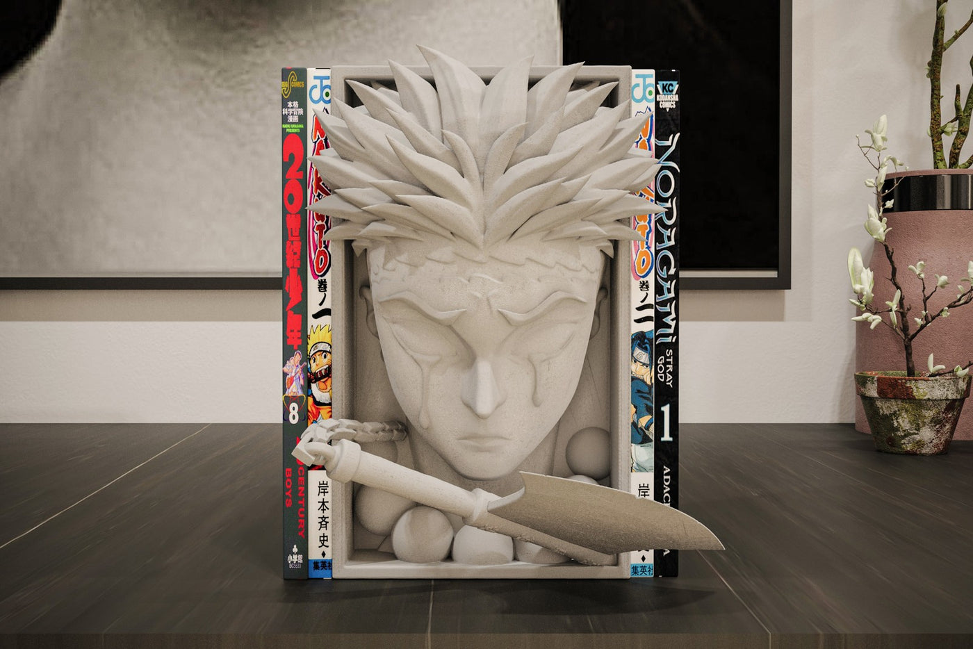Gyomei Himejima Inspired Manga Nook - Demon Slayer Unpainted 3D Printed