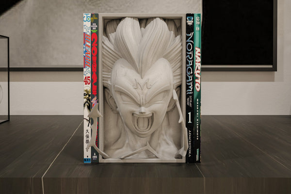 Majin Vegeta Inspired Manga Nook - Dragon Ball Z 3D Printed Unpainted