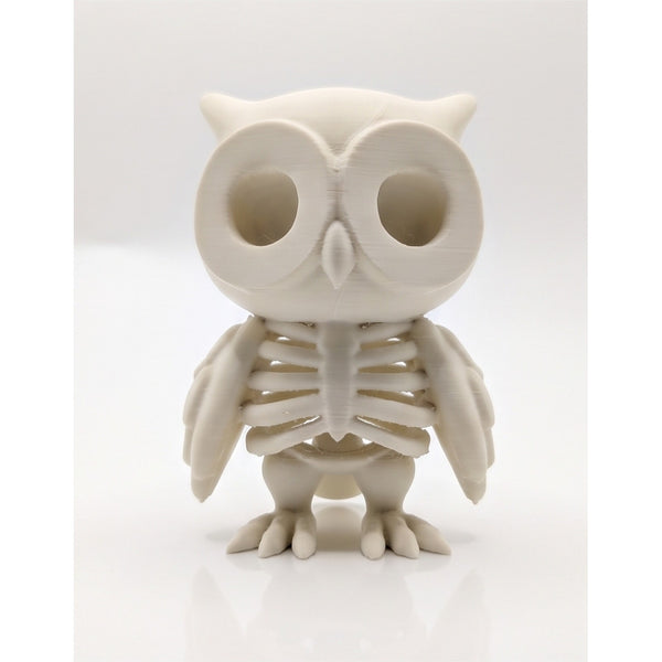 Skeleton Owl Figure