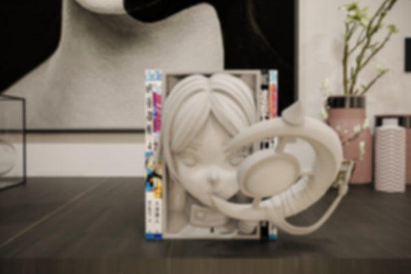 Frieren Inspired Manga Nook Unpainted 3D Printed Shelf Insert