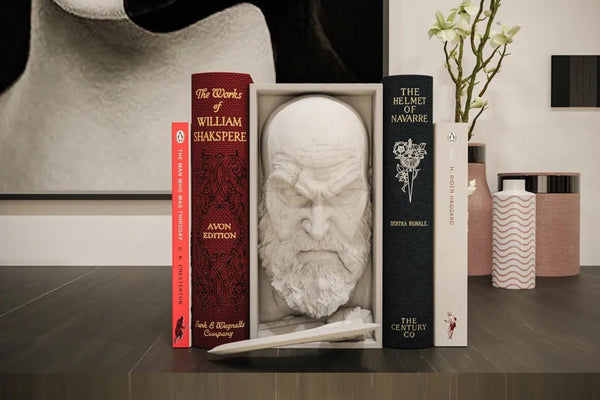 Kratos Inspired Book Nook/Wall Mount - God of War 3D Printed Shelf Decor
