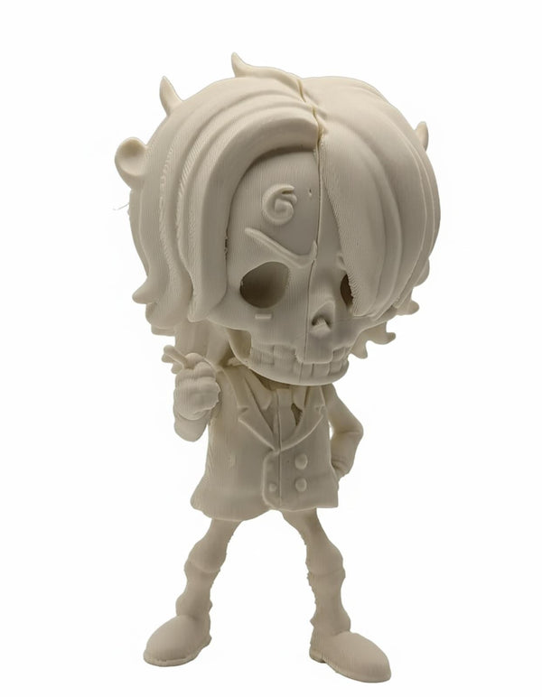 Sanji Inspired Skeleton Figure - One Piece Cook Halloween Horror Collectible