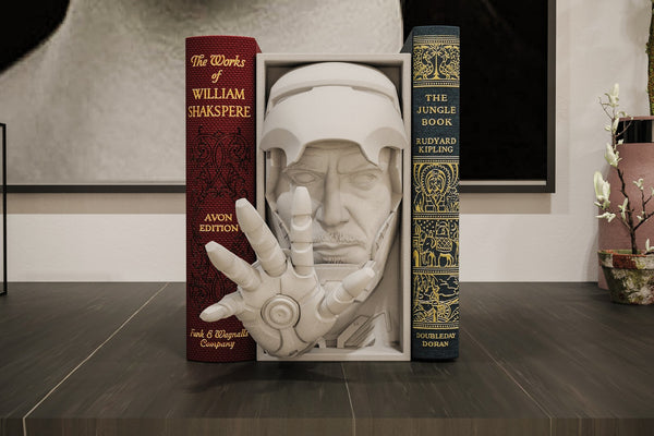 Iron Man Repulsor Inspired Book Nook/Wall Mount - Avengers 3D Printed Decor